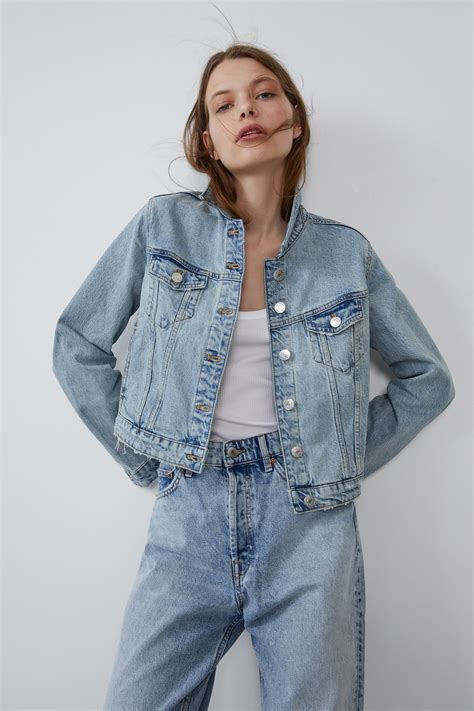 Zara denim jacket women